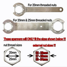 Load image into Gallery viewer, Conduit Lock Nut Spanner - Armoured Cable Lock Nut Wrench Set for Electricians