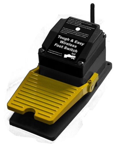 wireless foot pedal Wireless Mains Foot Switch-Heavy Duty to Control Grinders, Drills etc