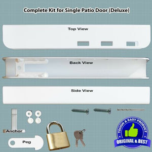 Patio French Door Lock-Right Fitting 'Deluxe'