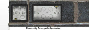 Electricians Socket Pattress Box Mounting Levelling Template Jig