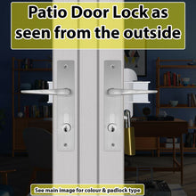 Load image into Gallery viewer, Patio French Double Door Dead Lock-No Frills &#39;Deluxe&#39;