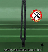 Load image into Gallery viewer, Wheelie Bin Lid Strap Lock-Heavy Duty