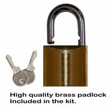 Load image into Gallery viewer, Patio French Door Lock-Fits Most &#39;P&#39; &#39;D&#39; and Standard Single Handles &#39;Croc&#39;
